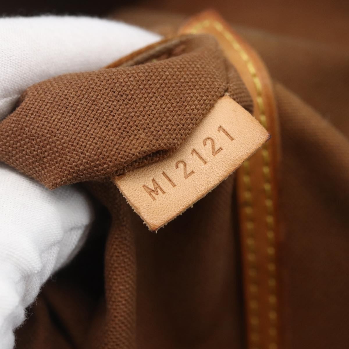 Louis Vuitton Palermo Handbag Monogram Canvas Brown Canvas Tote Bag