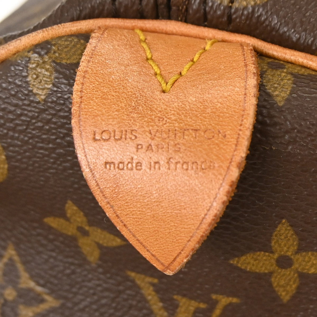 Louis Vuitton Keepall Bag Monogram Canvas Brown Canvas Travel Bag