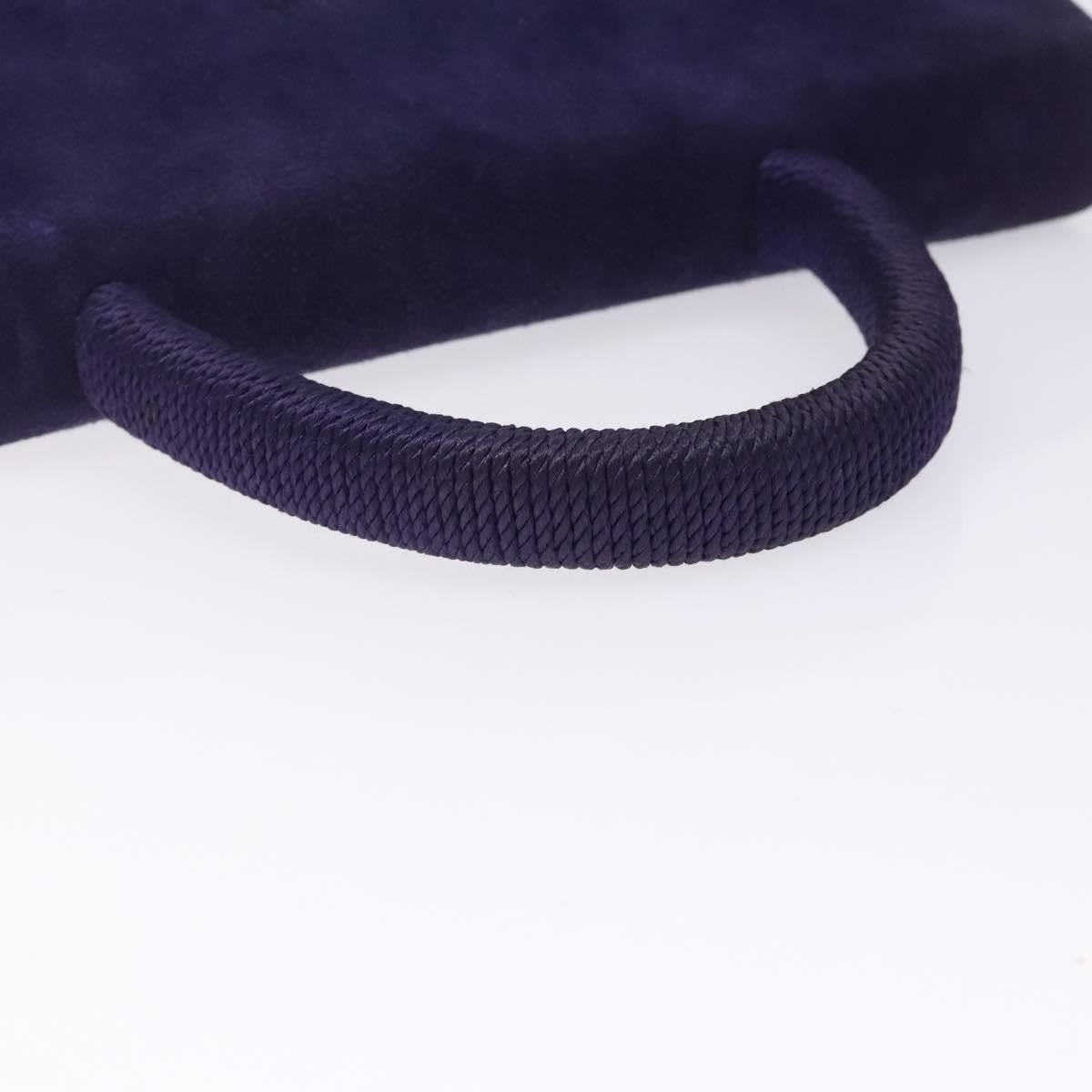 Prada Vintage Handbag Suede Purple Suede Handbag