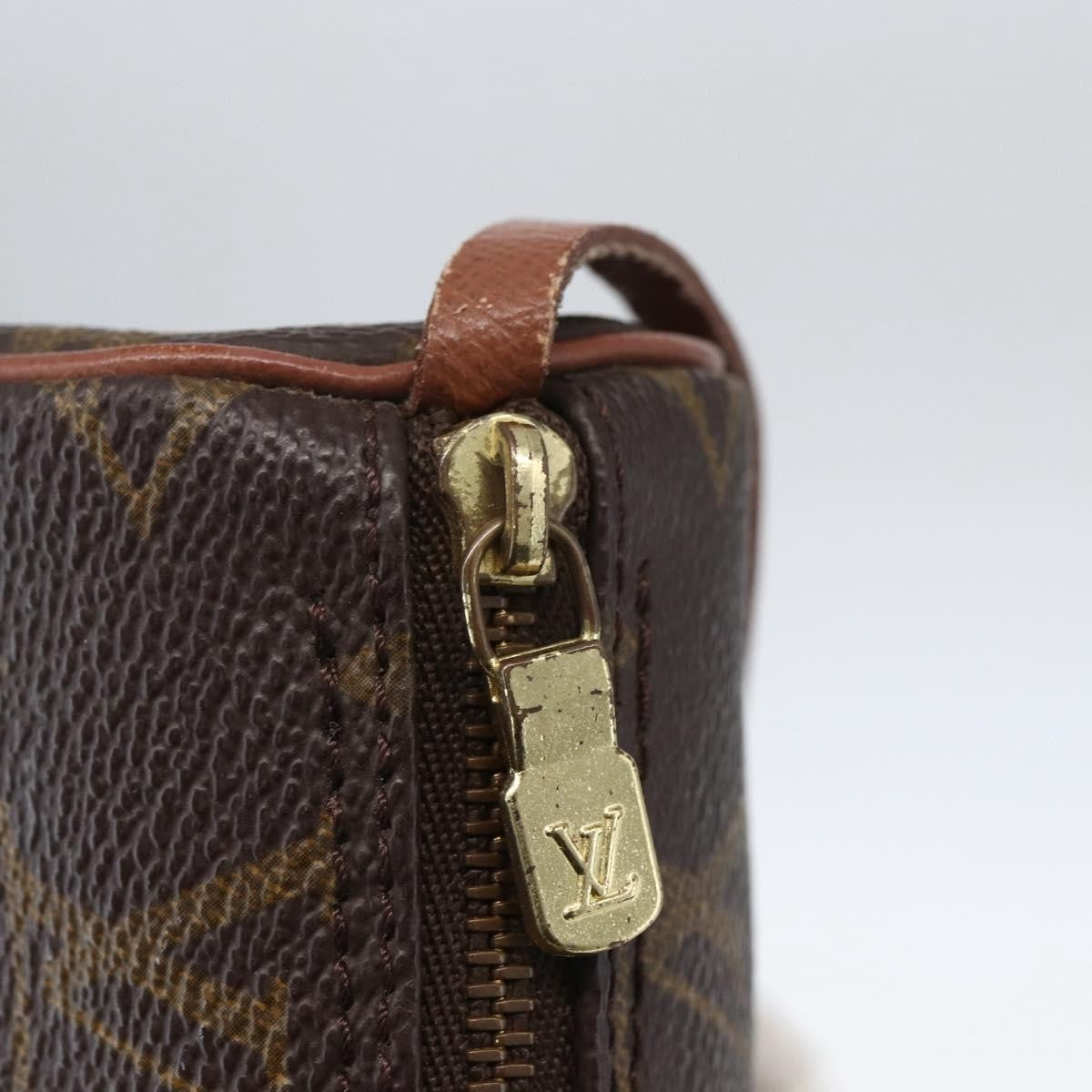 Louis Vuitton Papillon Pochette Monogram Canvas Brown Canvas Clutche & Pouche Bag
