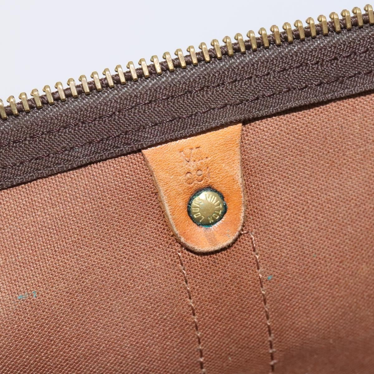 Louis Vuitton Keepall Bag Monogram Canvas Brown Canvas Travel Bag