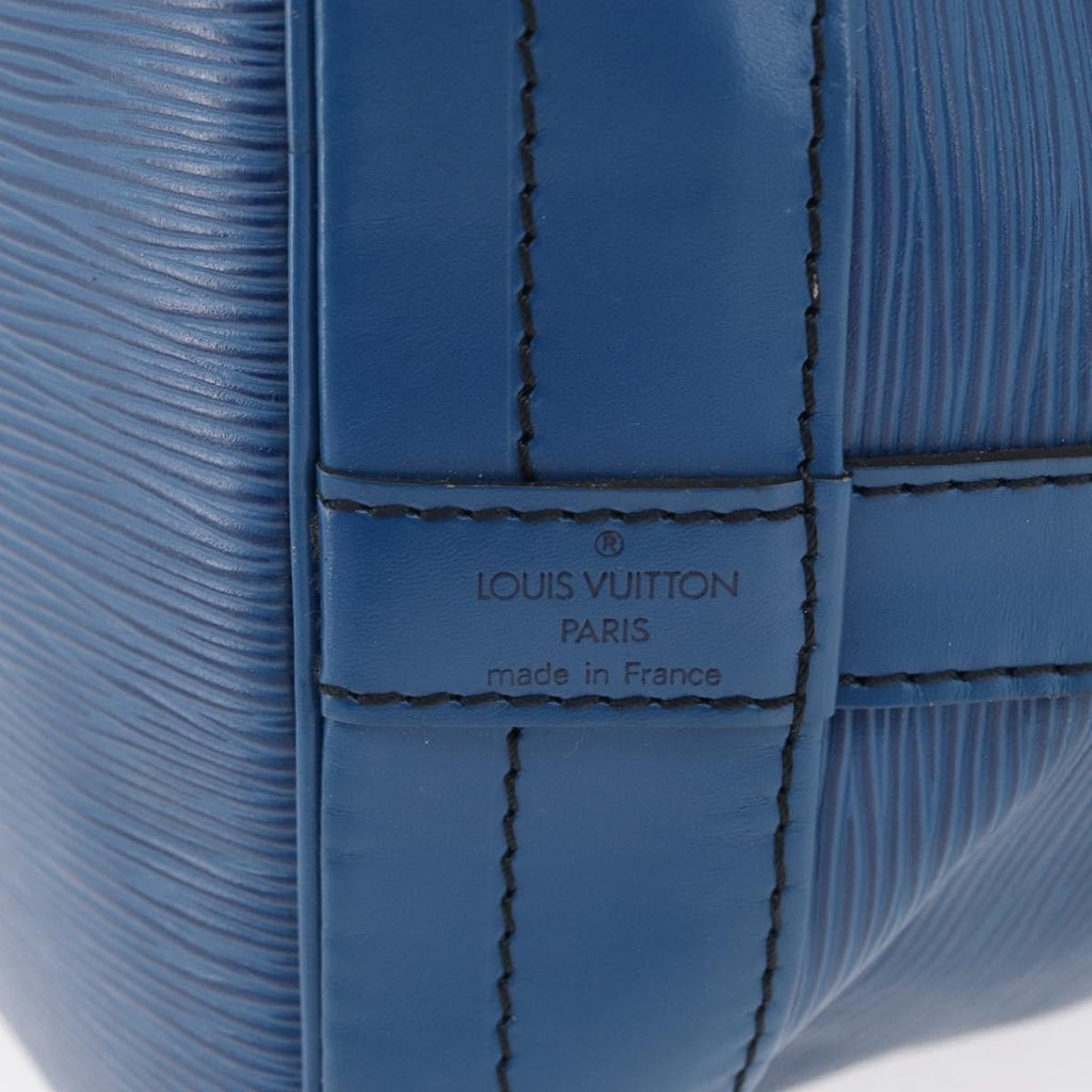 Louis Vuitton Petit Noe Nm Handbag Epi Leather Blue Leather Shoulder Bag