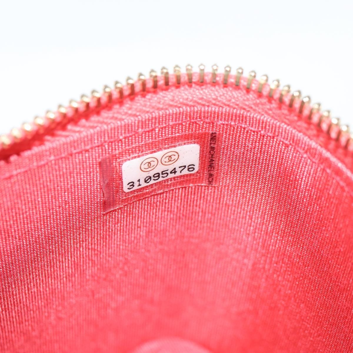 Chanel Classic Vanity Case With Chain Striped Raffia And Jute Red Canvas Shoulder Bag Bag