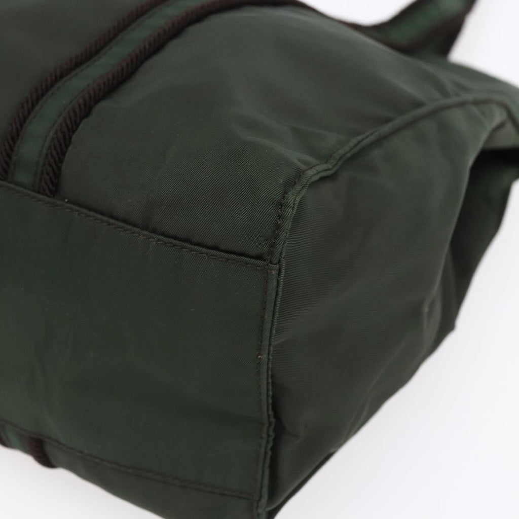 Prada Vintage Tote Tessuto Khaki Nylon Tote Bag Bag