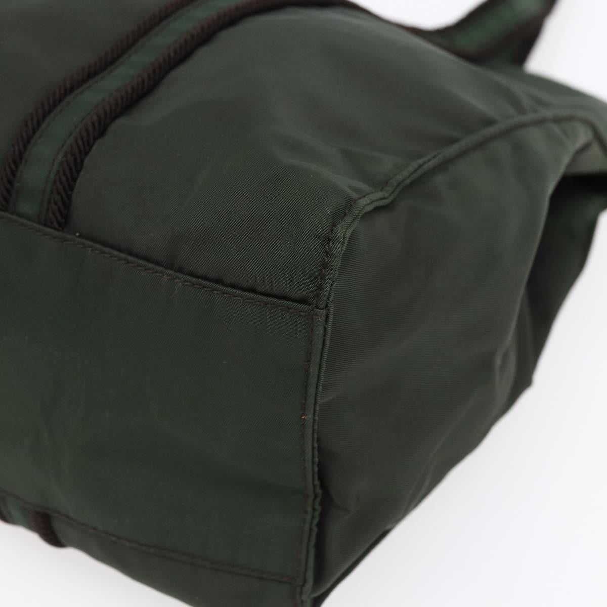 Prada Vintage Tote Tessuto Khaki Nylon Tote Bag Bag
