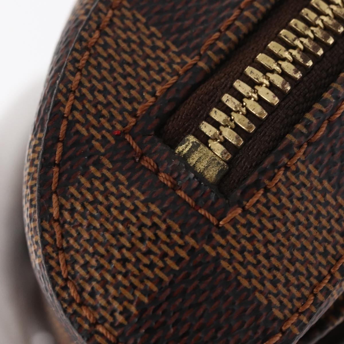 Louis Vuitton Geronimos Waist Bag Damier Brown Canvas Shoulder Bag