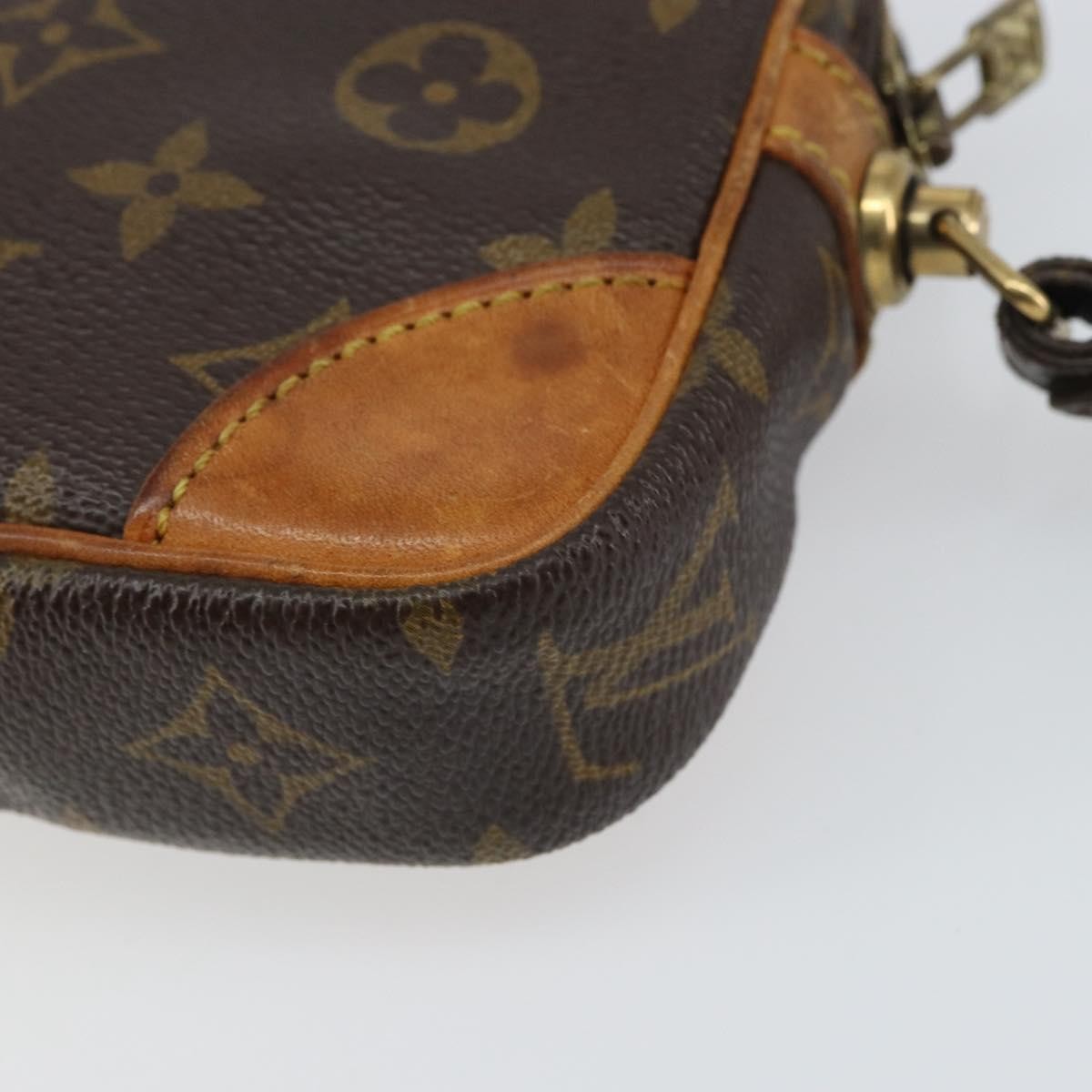 Louis Vuitton Marly Dragonne Clutch Monogram Canvas Brown Canvas Clutche & Pouche Bag