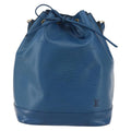 Louis Vuitton Noe Handbag Epi Leather Blue Leather Shoulder Bag