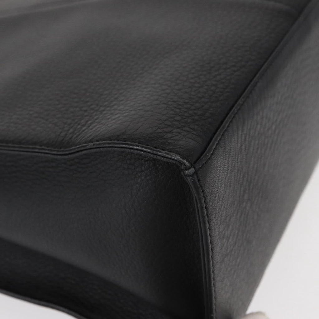 Burberry Vintage Handbag Leather Black Leather Handbag