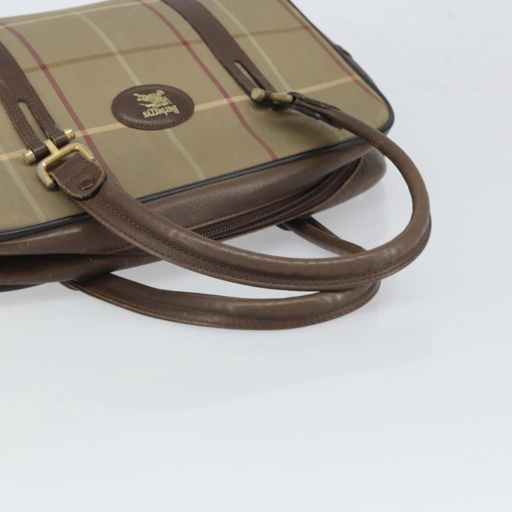 Burberry Nova Handbag Canvas Beige Canvas Handbag