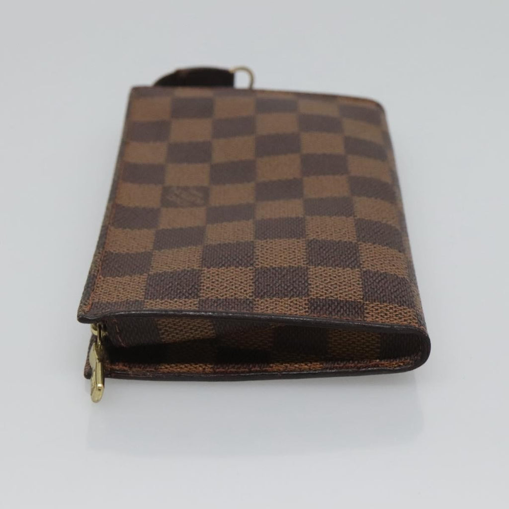 Louis Vuitton Marais Bucket Zip Pouch Damier Brown Canvas Clutche & Pouche Bag