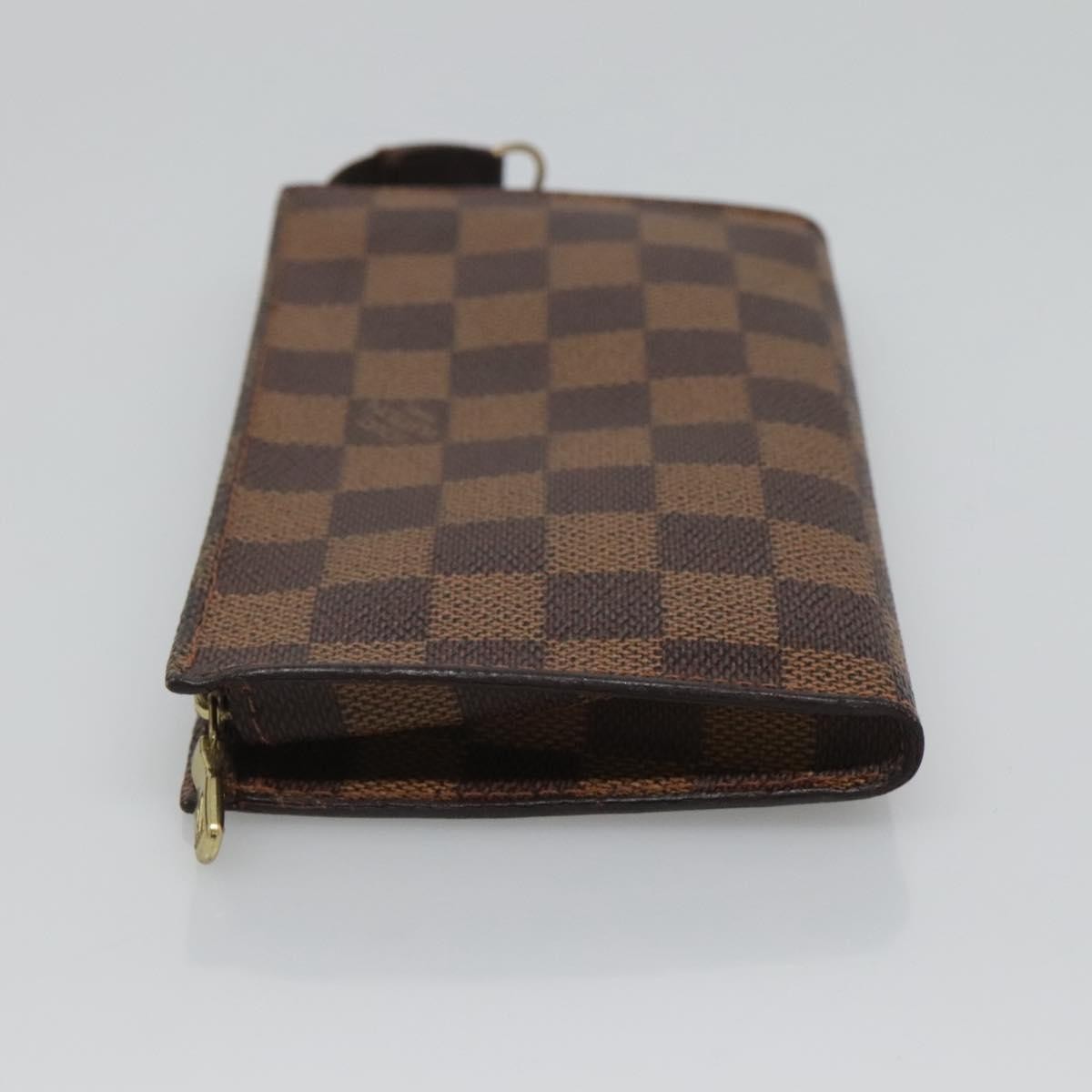 Louis Vuitton Marais Bucket Zip Pouch Damier Brown Canvas Clutche & Pouche Bag