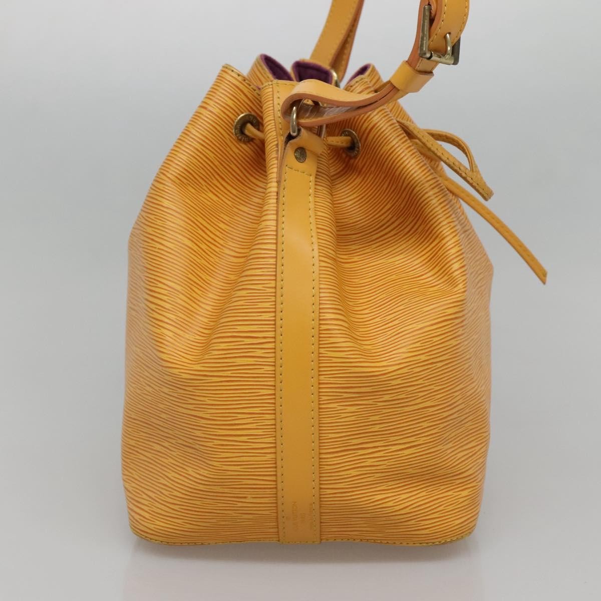 Louis Vuitton Noe Handbag Epi Leather Yellow Leather Bag