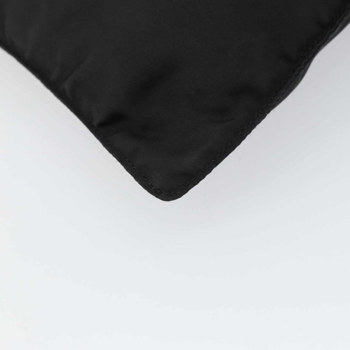 Prada Flat Messenger Bag Tessuto Black Nylon Shoulder Bag Bag