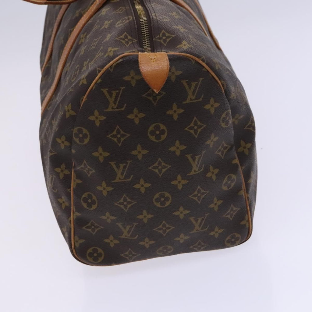 Louis Vuitton Keepall Bag Monogram Canvas Brown Canvas Travel Bag