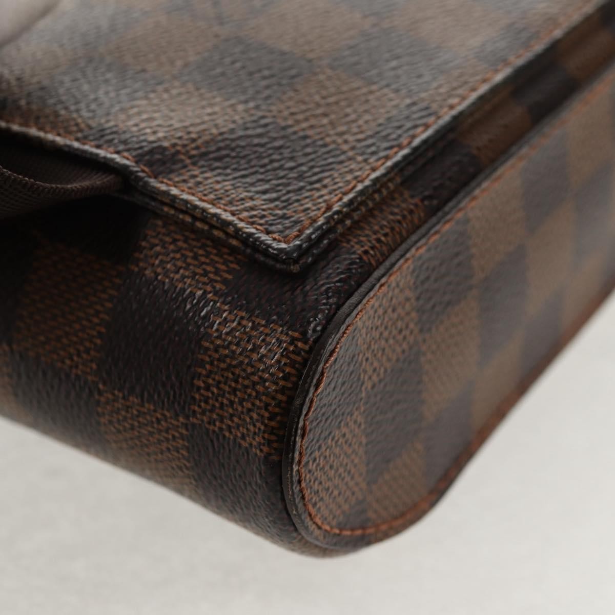 Louis Vuitton Geronimos Waist Bag Damier Brown Canvas Bag