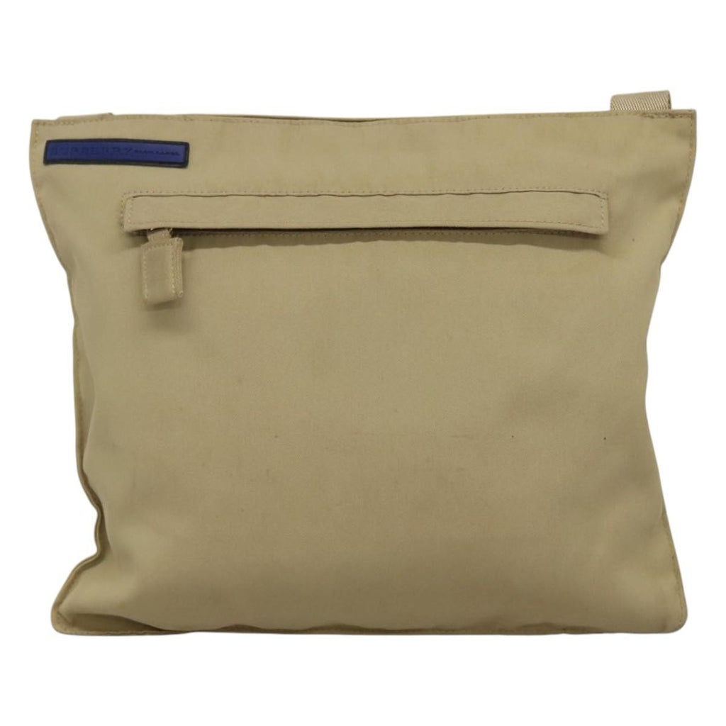 Burberry Blue Label Shoulder Bag Nylon Beige Nylon Shoulder Bag