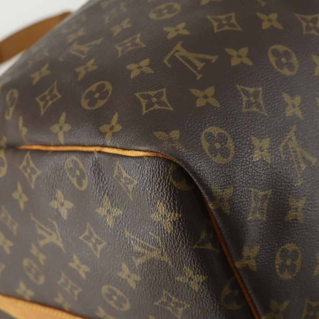 Louis Vuitton Keepall Bandouliere Bag Monogram Canvas Brown Canvas Travel Bag