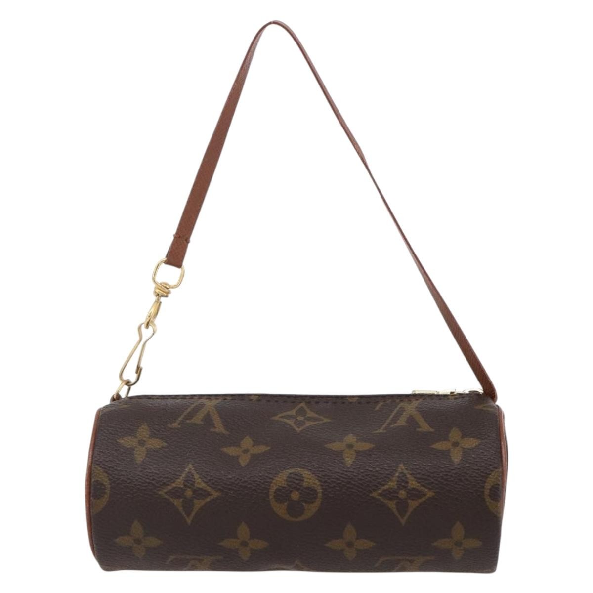 Louis Vuitton Papillon Pochette Monogram Canvas Brown Canvas Clutche & Pouche Bag