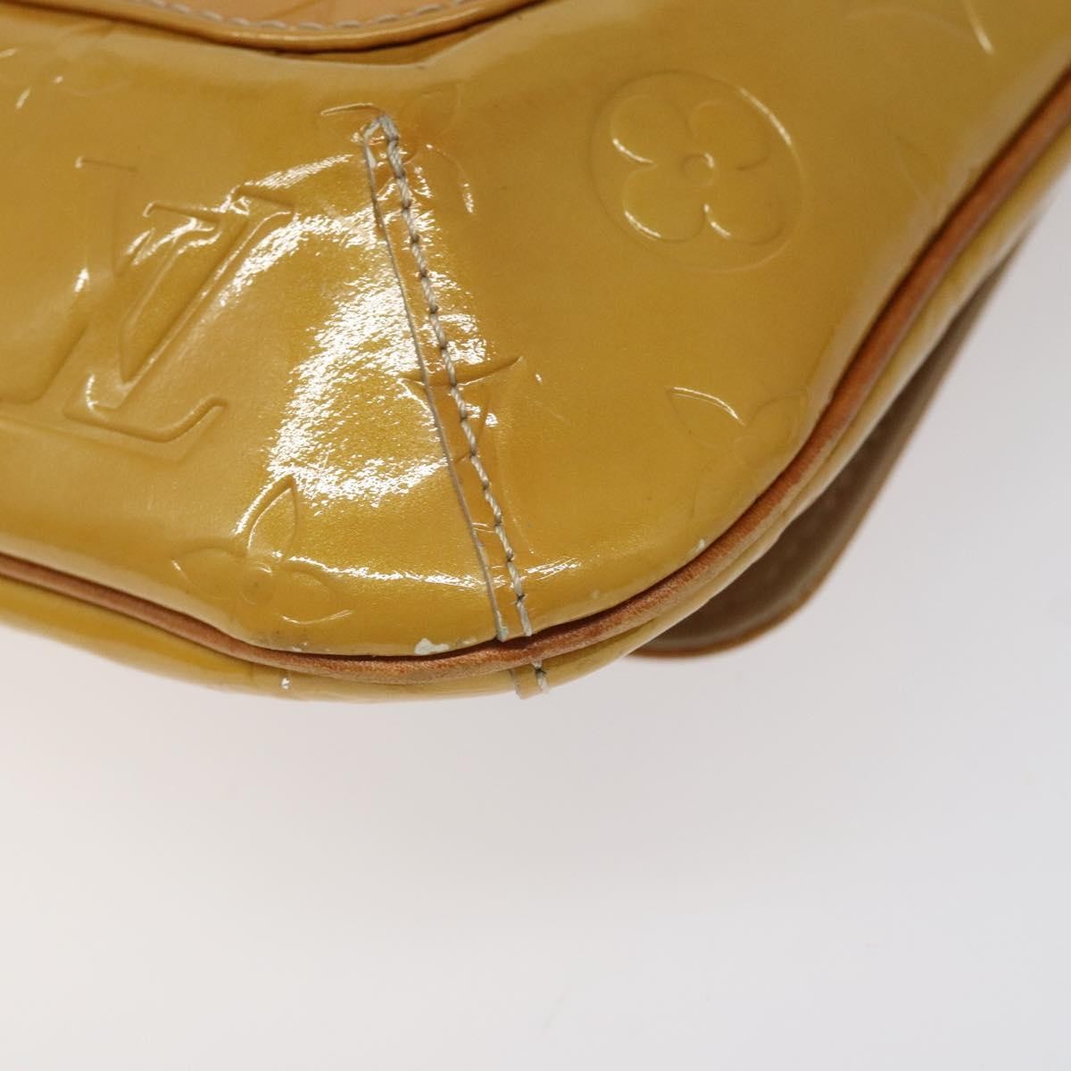 Louis Vuitton Thompson Street Handbag Monogram Vernis Beige Patent_Leather Bag