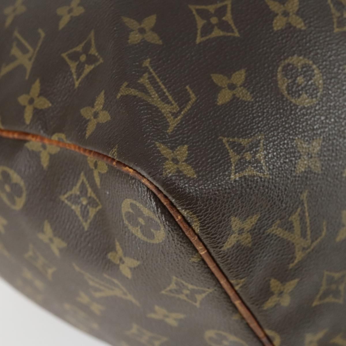 Louis Vuitton Keepall Bag Monogram Canvas Brown Canvas Travel Bag