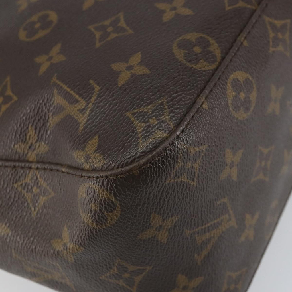 Louis Vuitton Monogram Looping Handbag Monogram Canvas Brown Canvas Shoulder Bag