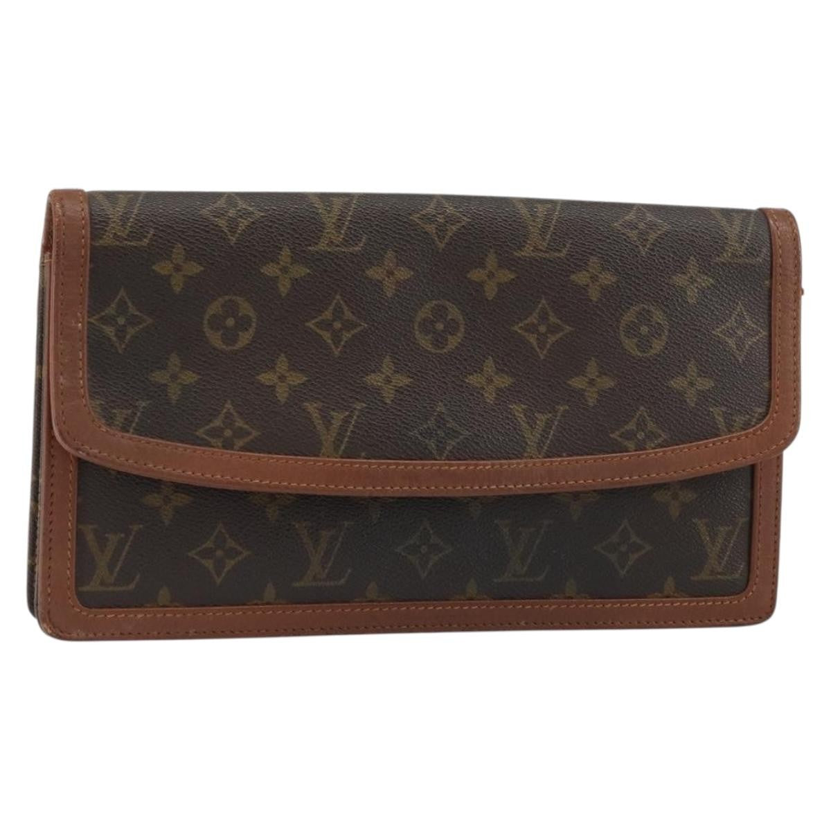 Louis Vuitton Dame Pochette Monogram Canvas Brown Canvas Clutche & Pouche Bag