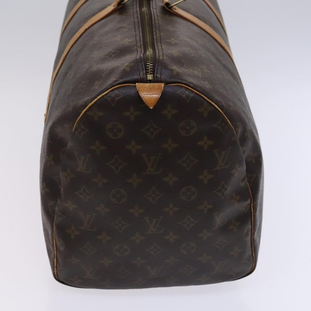 Louis Vuitton Keepall Bag Monogram Canvas Brown Canvas Travel Bag