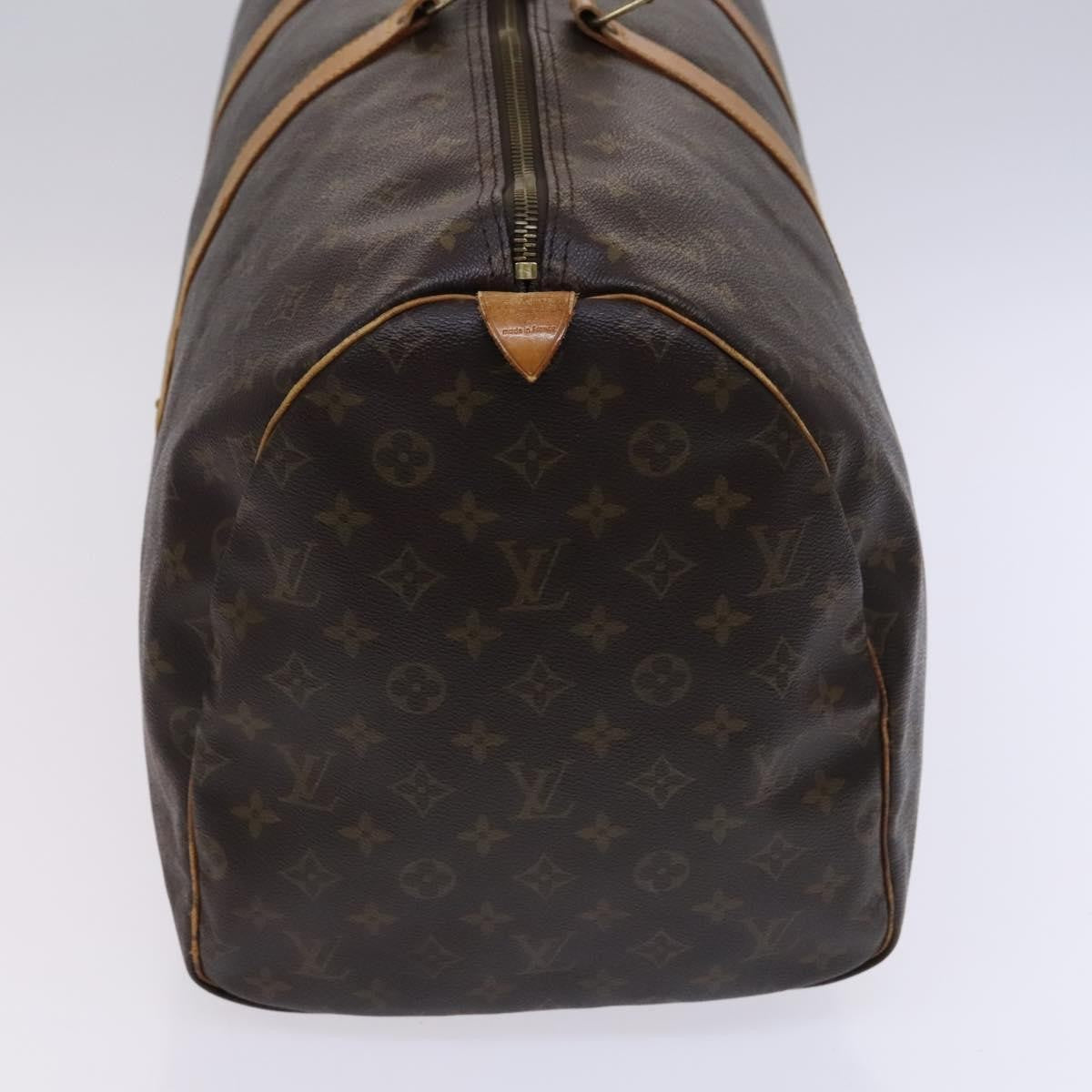 Louis Vuitton Keepall Bag Monogram Canvas Brown Canvas Travel Bag