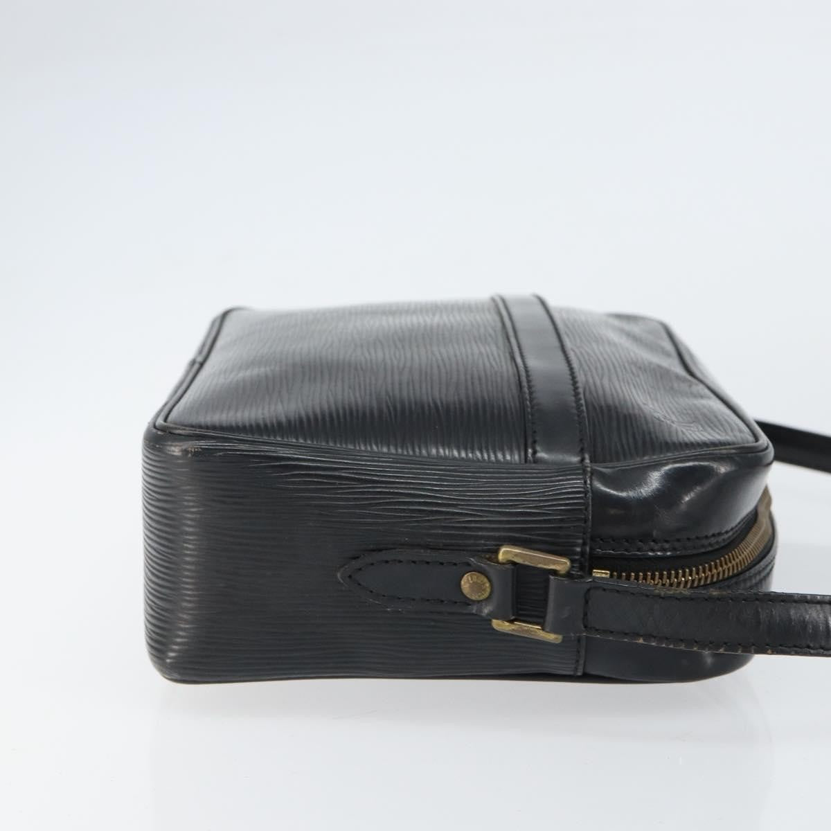 Louis Vuitton Trocadero Handbag Epi Leather Black Leather Shoulder Bag