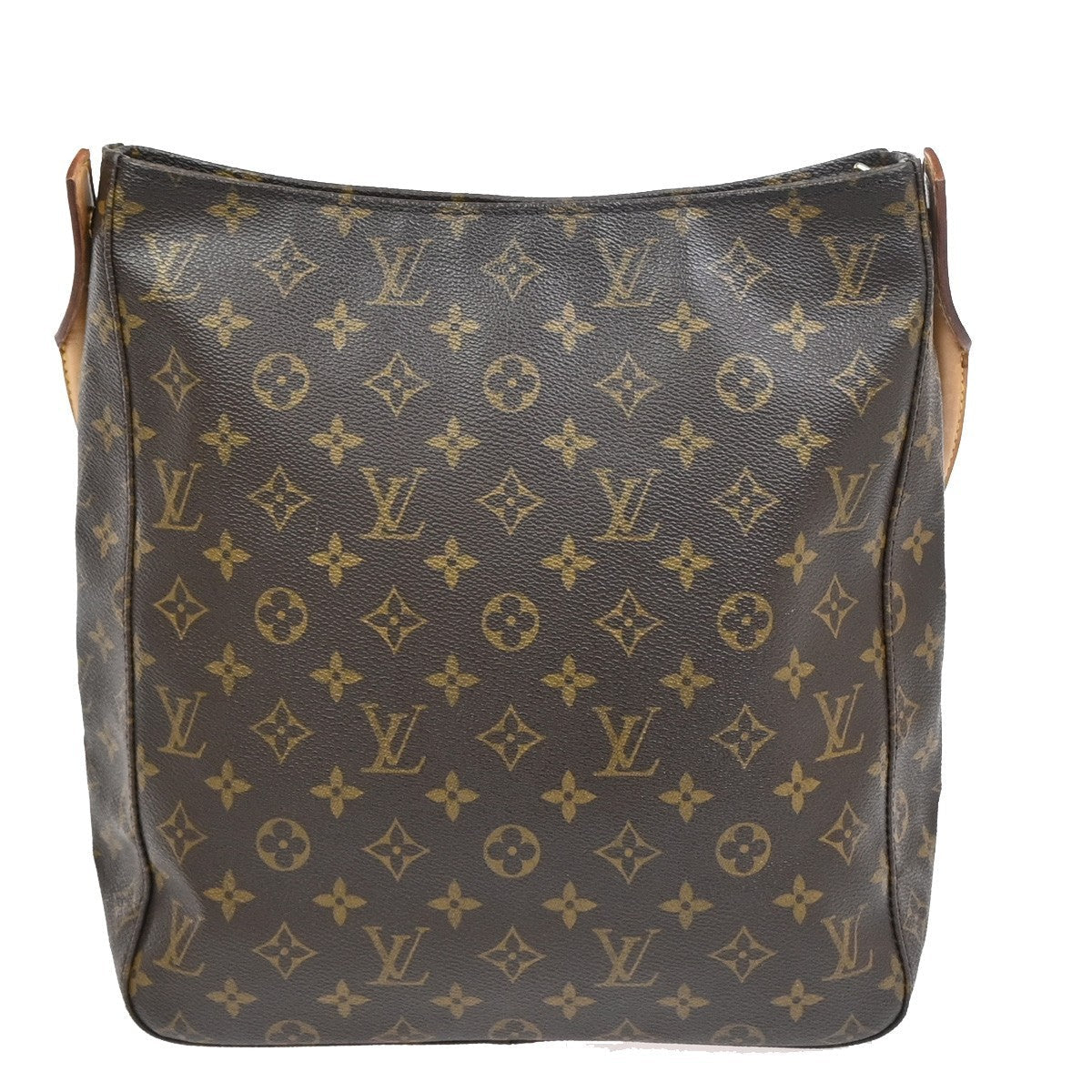 Louis Vuitton Monogram Looping Handbag Monogram Canvas Brown Canvas Shoulder Bag
