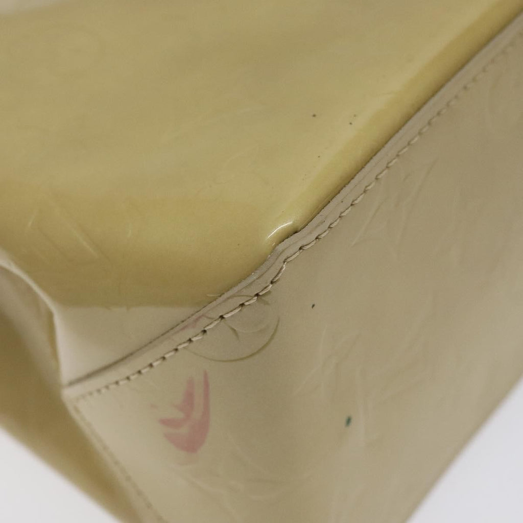 Louis Vuitton Reade Handbag Monogram Vernis Beige Patent_Leather Bag