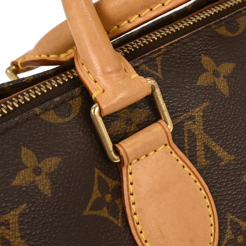 Louis Vuitton Popincourt Handle Bag Monogram Canvas Brown Canvas Handbag