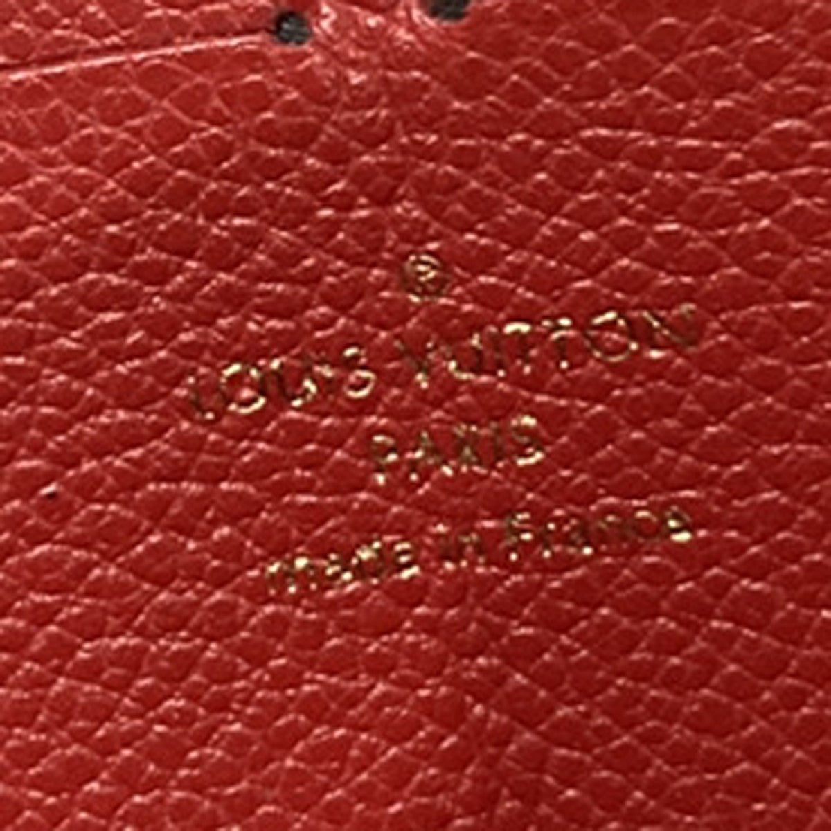 Louis Vuitton Portefeuille Zippy Monogramme Empreinte Monogramme Empreinte Red Leather Wallets Accessory