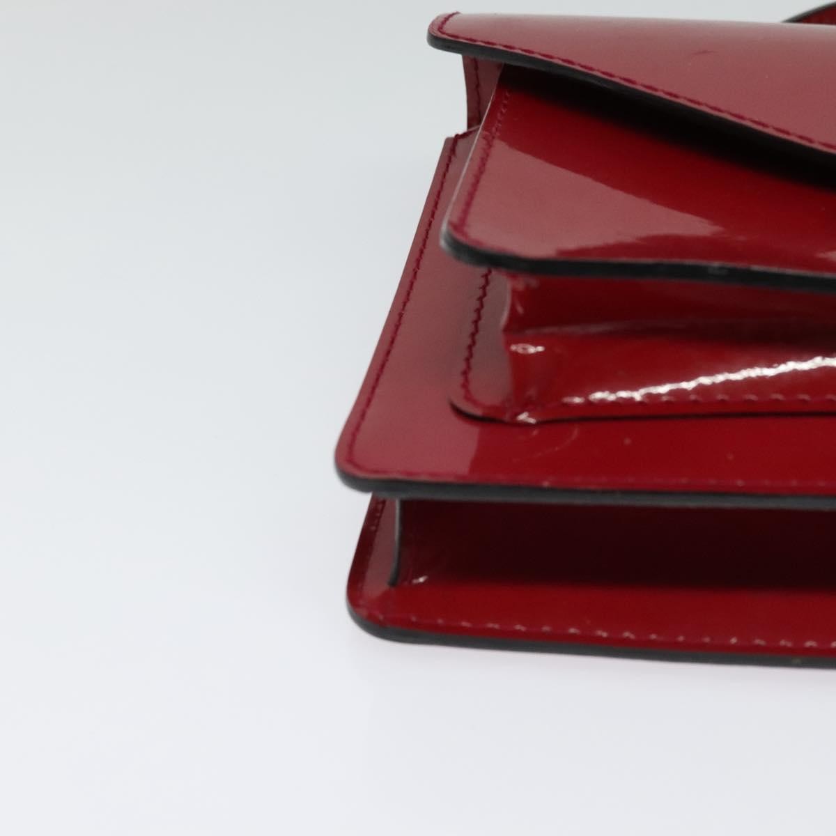 Louis Vuitton Monceau Handbag Vernis Burgundy Patent_Leather Bag