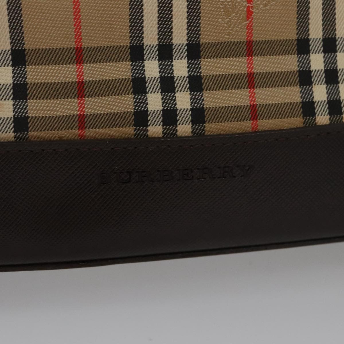 Burberry Nova Check Handbag Nova Check Canvas And Leather Beige Canvas Handbag