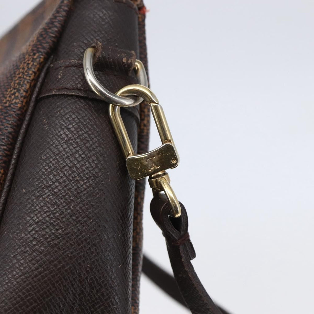 Louis Vuitton Trousse Make Up Bag Damier Canvas Brown Canvas Clutche & Pouche Bag
