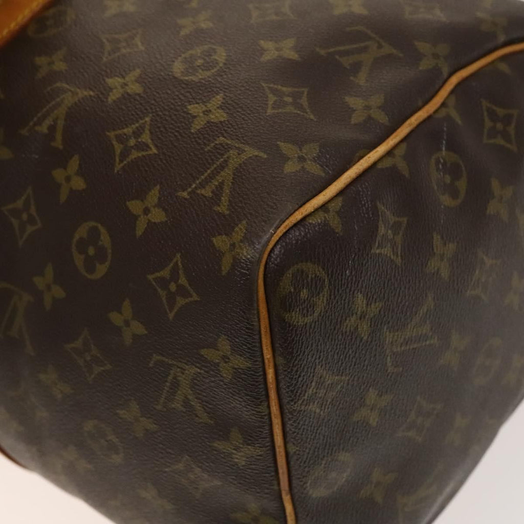 Louis Vuitton Keepall Bag Monogram Canvas Brown Canvas Travel Bag