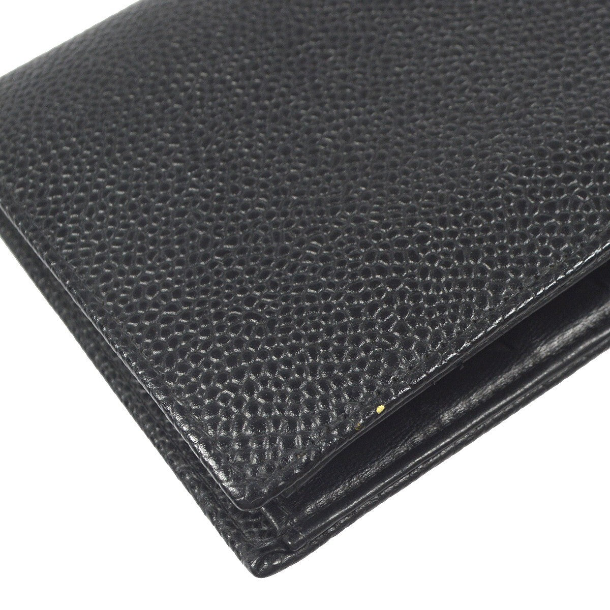 Chanel Timeless Cc French Wallet Caviar Black Leather Wallets Accessory