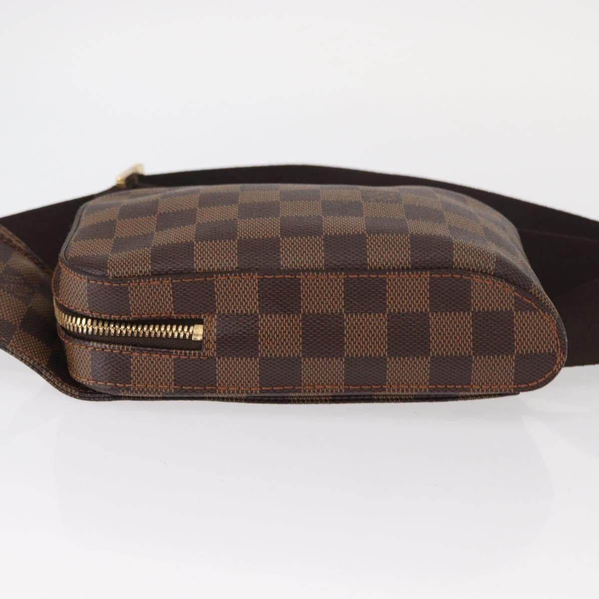 Louis Vuitton Geronimos Waist Bag Damier Brown Canvas Clutche & Pouche Bag