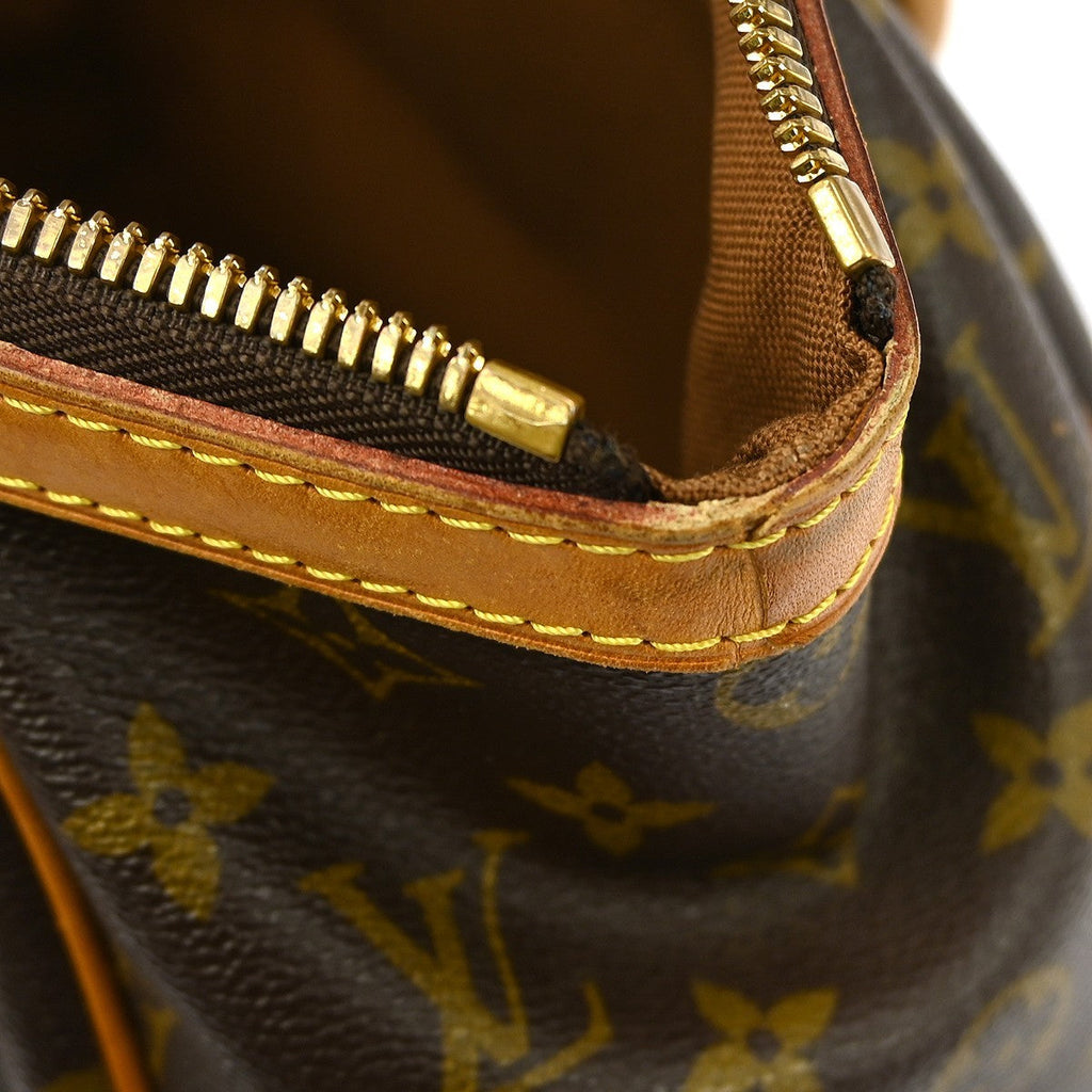 Louis Vuitton Tivoli Handbag Monogram Canvas Brown Canvas Shoulder Bag