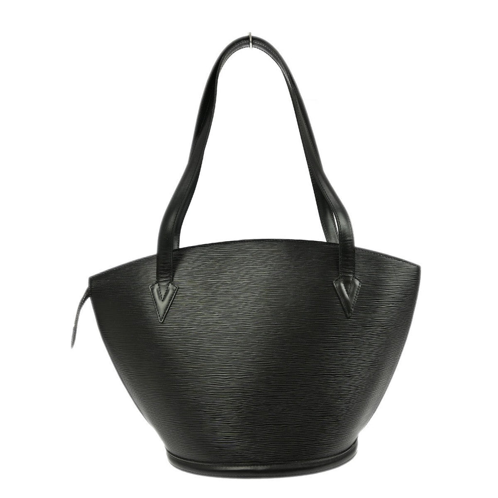 Louis Vuitton Saint Jacques Handbag Epi Leather Black Leather Shoulder Bag