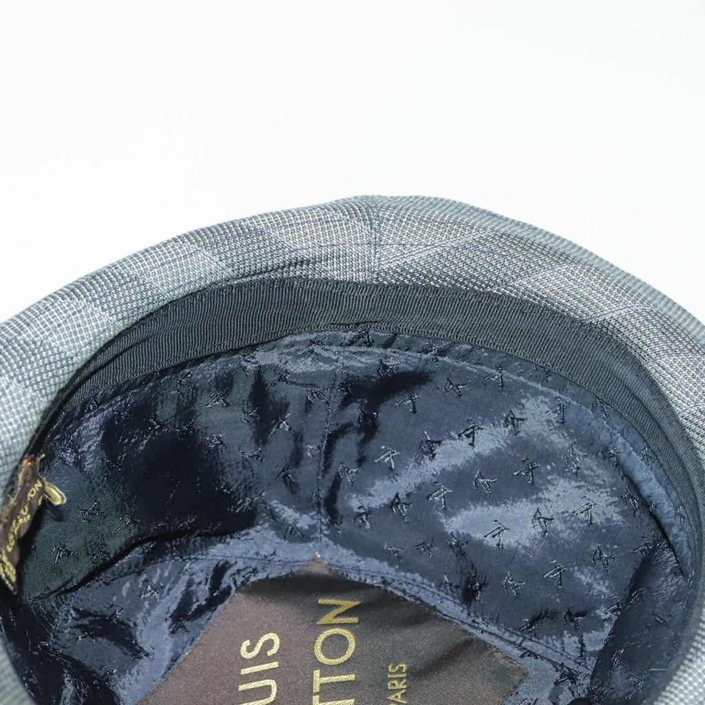 Louis Vuitton Lv Graphical Hat Cotton Gray Cotton Head Accessory Accessory