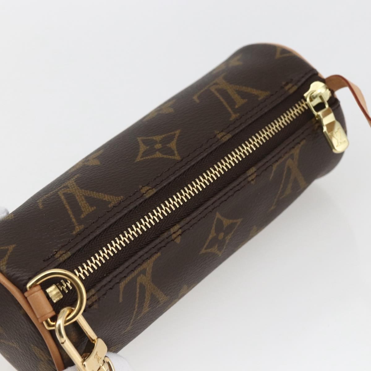 Louis Vuitton Papillon Pochette Monogram Canvas Brown Canvas Clutche & Pouche Bag