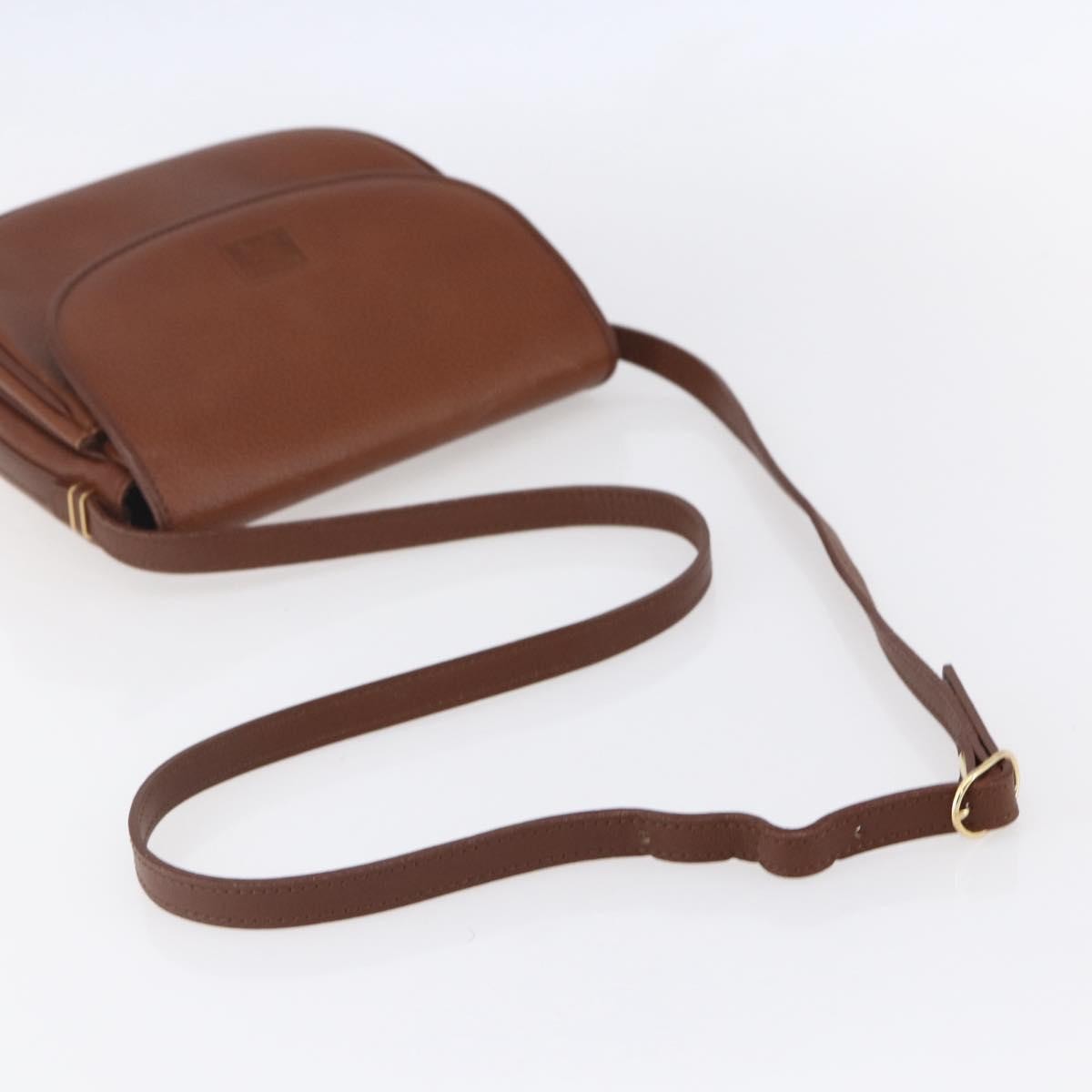 Burberry Vintage Shoulder Bag Leather Brown Leather Shoulder Bag