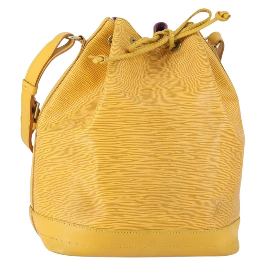 Louis Vuitton Noe Handbag Epi Leather Yellow Leather Shoulder Bag