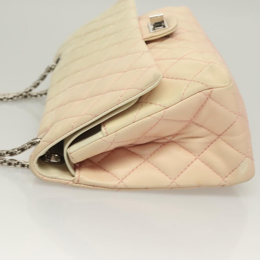 Chanel Reissue 2.55 Flap Bag Quilted Calfskin Pink Lamb_Skin Bag