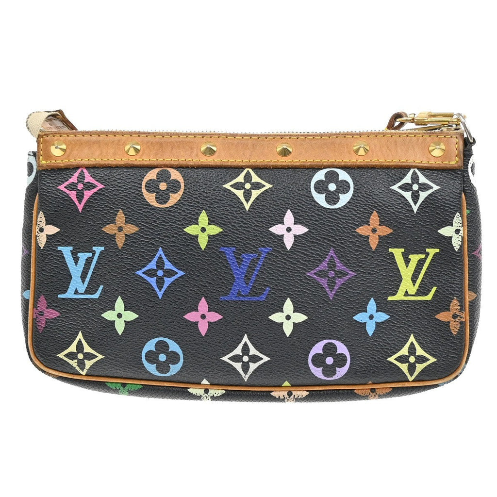 Louis Vuitton Pochette Accessoires Monogram Multicolor Multicolour Leather Clutche & Pouche Bag