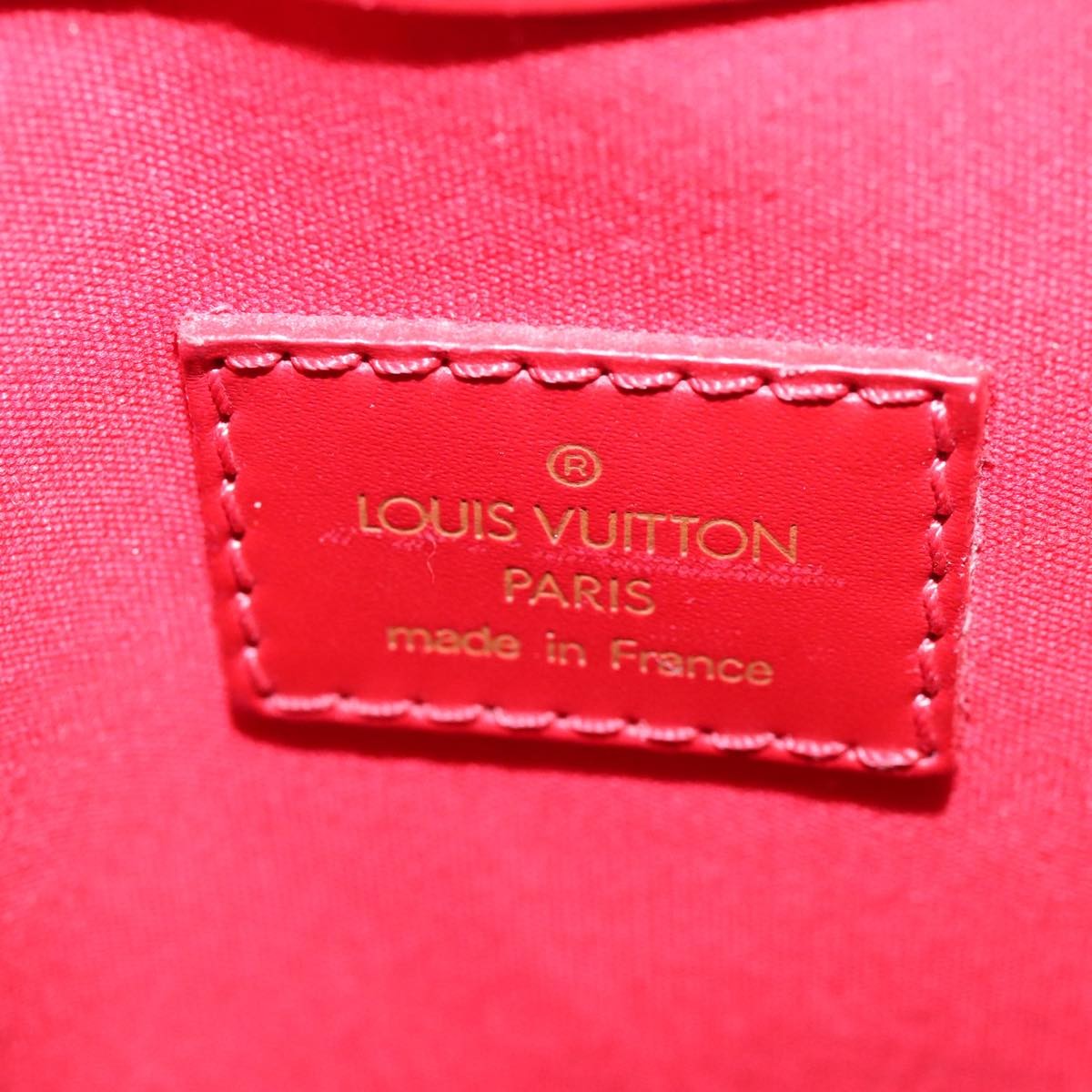 Louis Vuitton Mandara Handbag Epi Leather Red Leather Shoulder Bag