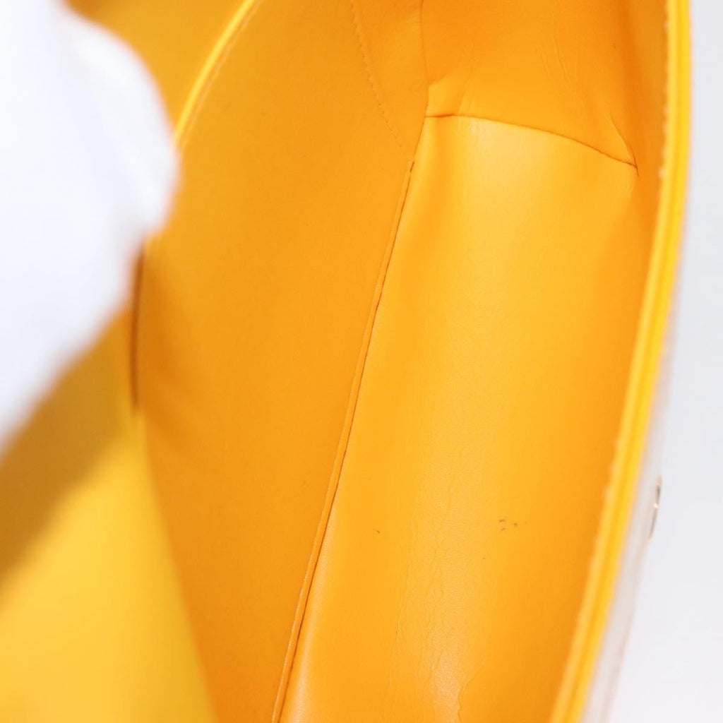 Louis Vuitton Thompson Street Handbag Monogram Vernis Yellow Patent_Leather Shoulder Bag